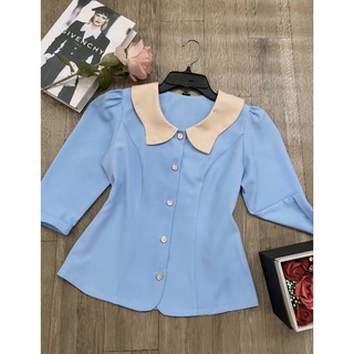 Áo kiểu công sở trẻ trung có bigsize
