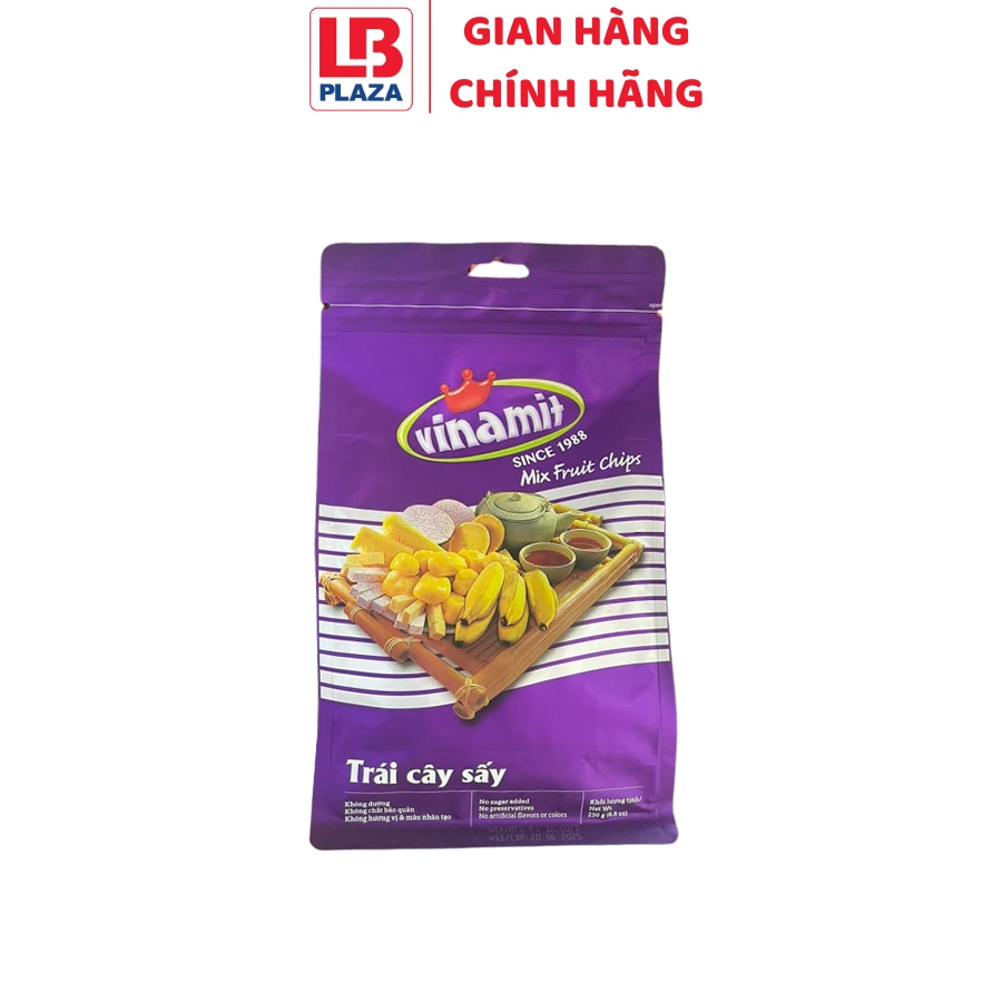 Trái cây sấy Vinamit 250g thơm ngon