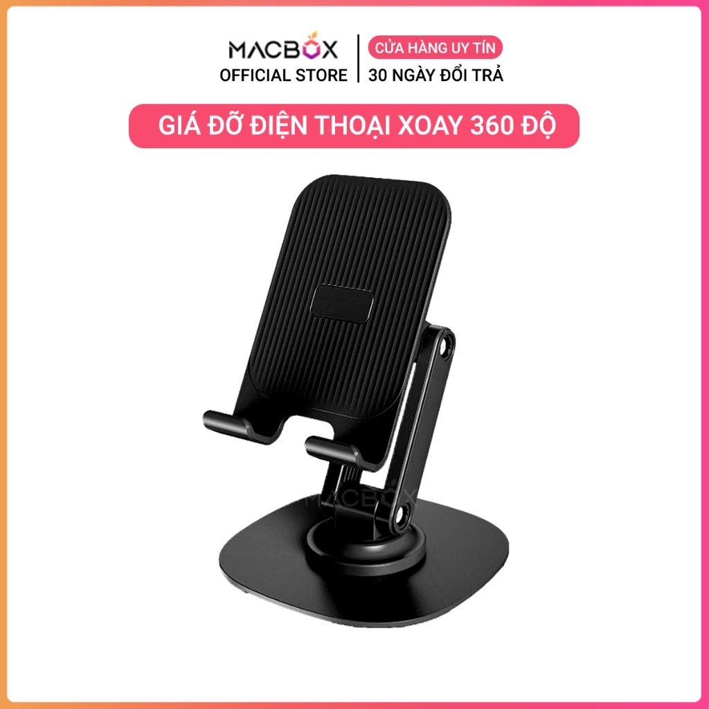 Giá đỡ điện thoại, iPad, iPhone, máy tính bảng tablet chân xoay 360 gấp gọn Macbox | BigBuy360 - bigbuy360.vn