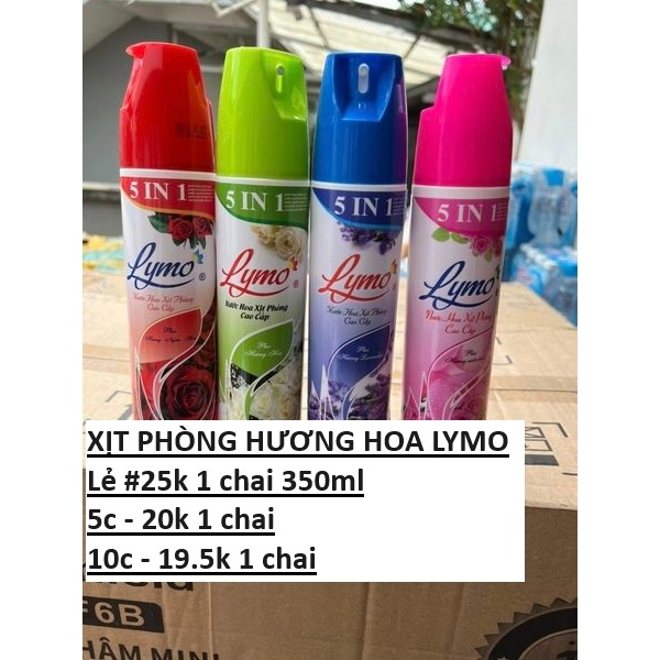 MINHSHOP889001 Xịt thơm phòng Lymo