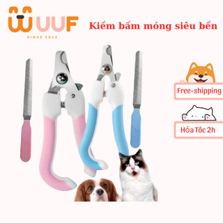 Wuuf Bộ Kìm bấm + giũa móng chó mèo 2 size - dũa móng chó mèo Bấm móng chó mèo / Cắt móng chân ki