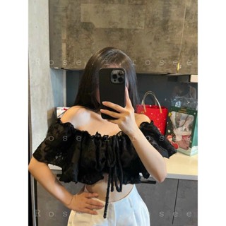 Áo Kiểu Bông Xù Có Dây Rút Xinh Xắn Shop Tiến Linh