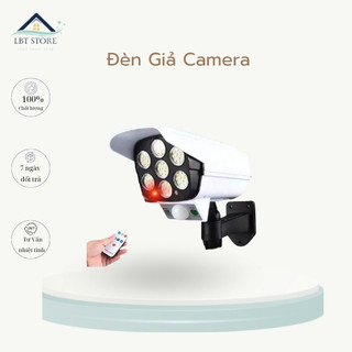 Đèn năng lượng mặt trời giả camra đèn led siêu sáng xoay 360 độ siêu sáng