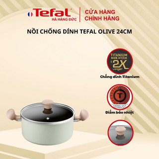 Nồi chống dính Tefal Olive - Đường kính 24cm, dung tích 5.4L
