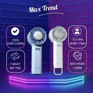 Quạt Cầm Tay Mini Tích Điện Cao Cấp Có Miếng Lạnh CoolWind 3 Tốc Độ Gió Mạnh Pin Trâu 1800mAh Sạc Nhanh Làm Mát 20h