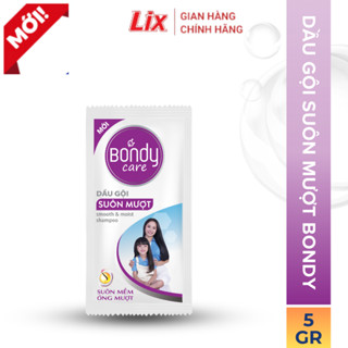 Dầu gội đầu suôn mượt Bondy Care, nuôi dưỡng và bảo vệ tóc từ sâu bên trong Z1101 dây 14 gói 5g Lixco Việt Nam