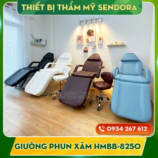 Giường phun xăm, giường tiêm filler, tiểu phẩu chân sắt giá rẻ nhập khẩu Hi-Mec HMBB-8250