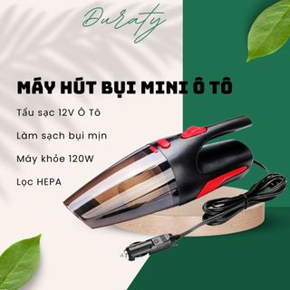 Máy Hút Bụi Cầm Tay Mini 12V/120W - Máy Hút Bụi Ô tô - Siêu Khỏe, Làm Sạch Nội Thất Xe Hơi, Giường Đệm, Nhà Cửa