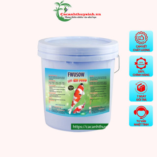 Thức Ăn Tăng Màu Cho Cá  Koi FWUSOW KOI FOOD (XÔ 3 KG) -Cá Cảnh Thủy Sinh