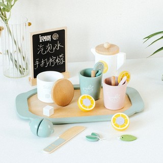 Bộ đồ chơi bàn trà kabi bằng gỗ cao cấp cho bé toystore FUDAER