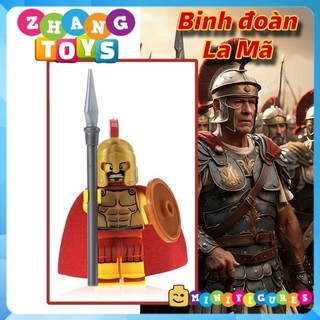 Đồ chơi Xếp hình mô hình lính la mã Sparta Roman Gladiator Minifigures Xh438
