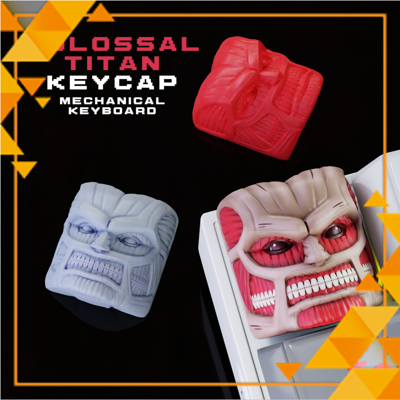 Keycap Anime Attack On Titan , Titan Đại Hình Armin