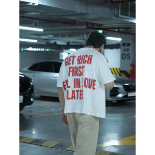Áo Thun LarkStudio “Be Rich” Boxy Tee Black/White