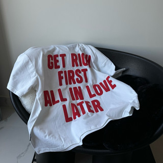 Áo Thun LarkStudio “Be Rich” Boxy Tee Black/White