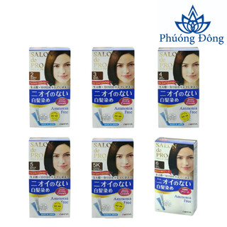 THUỐC NHUỘM TÓC NỮ PHỦ BẠC SALON DE PRO NHẬT BẢN