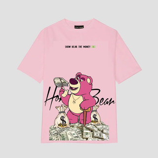 Tổnh hợp mẫu áo thun tay ngắn gấu hồng L.os tô bán chạy nhất thị trường chất vải cotton cao cấp dày mắt tem tag đẩy đủ