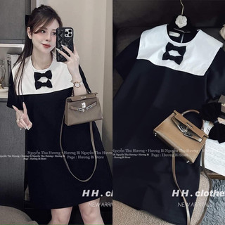 Set đồ nữ, váy thuỷ thủ phối cổ nơ kiểu dáng ngắn siêu xinh