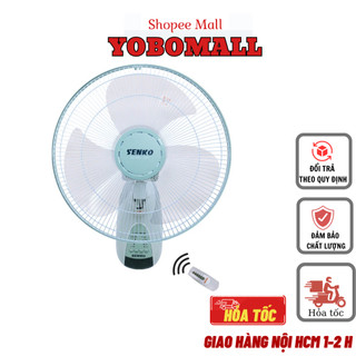 Quạt Treo Tường Có Điều Khiển Từ Xa SENKO TR1628 Bảo Hành Chính Hãng- Yobomall