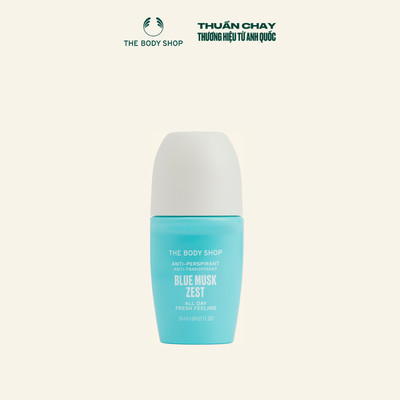 Lăn Khử Mùi Hương Xạ Hương Xanh Blue Musk Zest Anti-Perspirant Deodorant 50ML The Body Shop