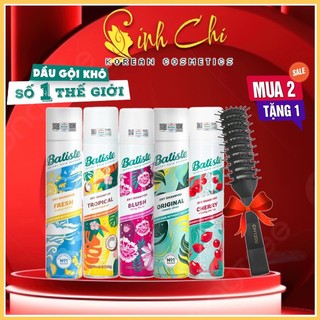 Dầu Gội Khô Batiste Dry Shampoo 200ml