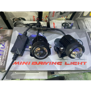 Đèn trợ sáng bi cầu mini driving light xe máy cos vàng pha trắng