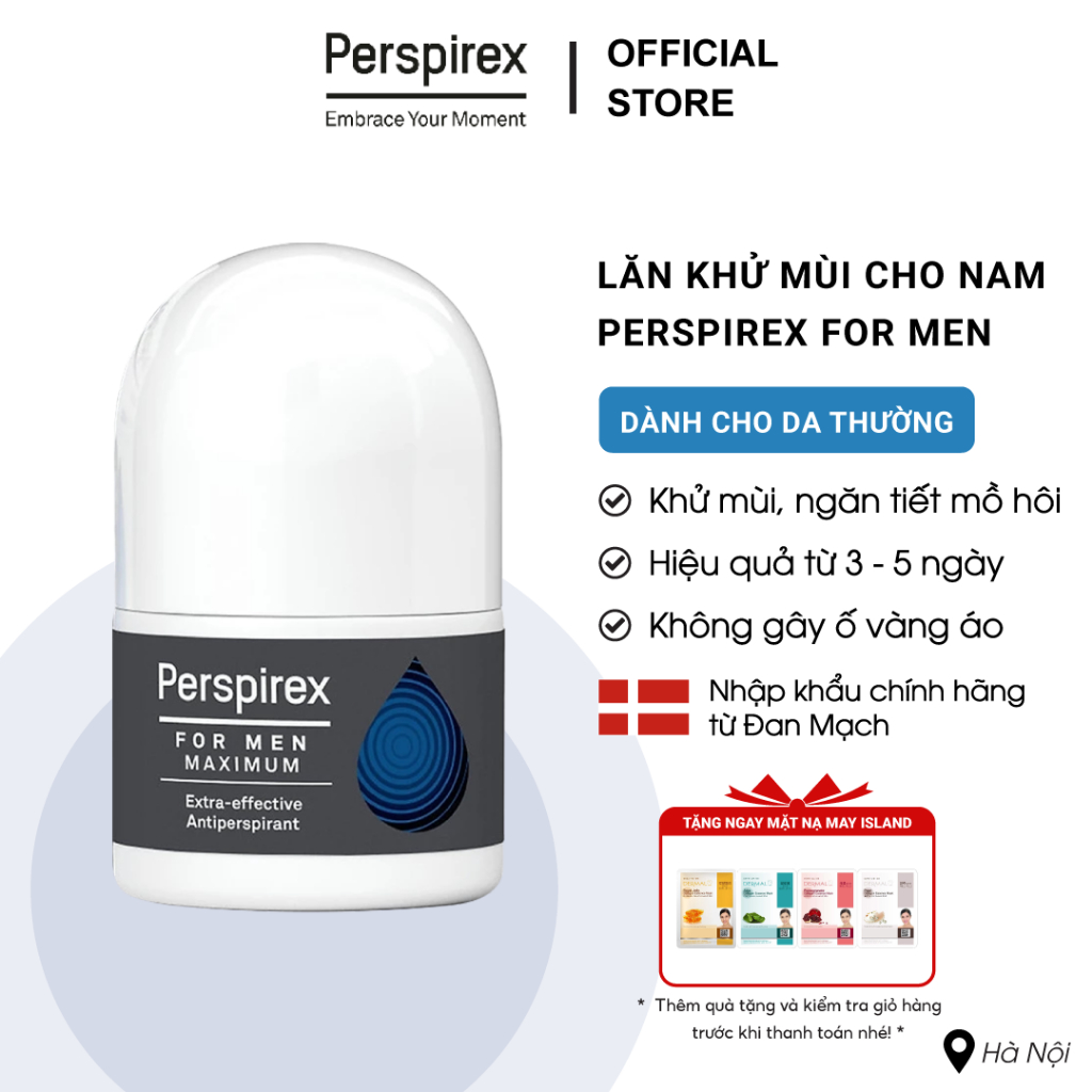 Lăn Nách Khử Mùi Perspirex For Men Maximum Dành Cho Nam 20ml