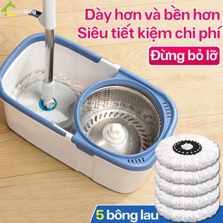 Bộ lau nhà DION, thùng lau nhà, cây lau sàn, lau nhà thiết kế gọn nhẹ, sang trọng thuận tiện