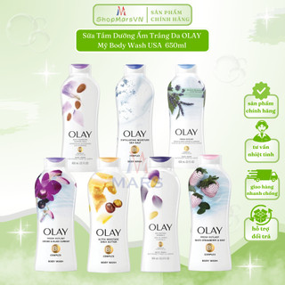Sữa tắm dưỡng ẩm trắng da olay mỹ body wash usa 650ml,olay nhập khẩu mỹ-shopmarsvn