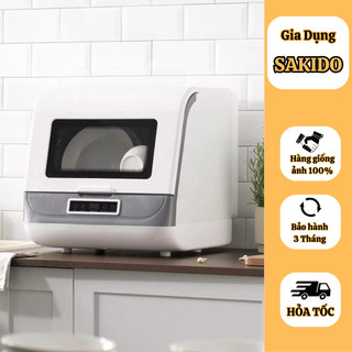 MÁY RỬA BÁT MINI, Máy rửa chén hàng nội địa bảo hành 1 đổi 1 với 8 Chương Trình Rửa Phù Hợp Gia Đình KO011