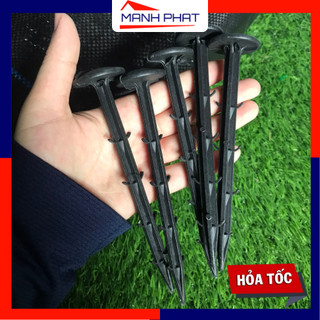  Đinh ghim màng phủ nông nghiệp đinh ghim cố định bạt trải diệt cỏ đầu tròn bám chặt vào đất rất chắc chắn Mạnh Phát 