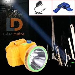 Đèn pin sạc đội đầu siêu sáng kín nước 3 chế độ PL 521 - H60