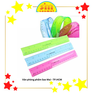 Thước dẻo Deli size 20cm/30cm - VPP Sao Mai V601