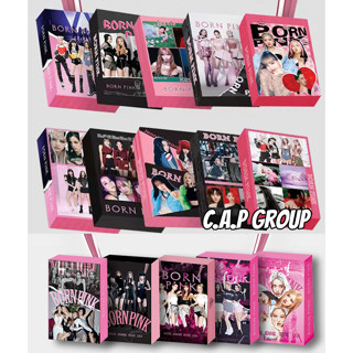Thẻ Lomo card bo góc BORN PINK Hồng Album Thần Tượng Kpop - OK