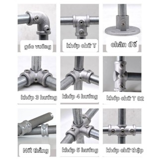 Khớp nối ống tròn dùng cho ống phi 21,25 ,32 cút nối ống nhôm đúc chịu lực