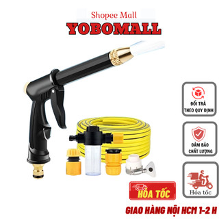 Bộ Vòi Phun Nước Rửa Xe ÁP Lực Cao Chuyên Nghiệp - Yobomall
