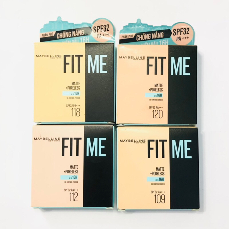 Phấn phủ nền trang điểm Maybelline Fit Me kiềm dầu SPF28 PA+++ 6g