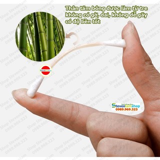 Tăm bông thân tre 2 đầu