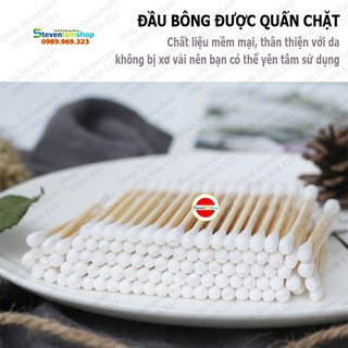 Tăm bông thân tre 2 đầu