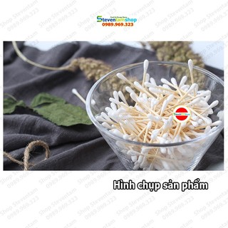 Tăm bông thân tre 2 đầu
