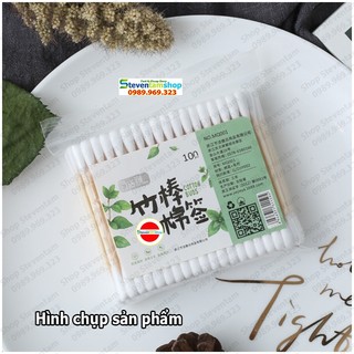 Tăm bông thân tre 2 đầu