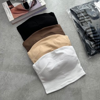 THE QUAO - Áo Ống Cúp Ngang Có Đệm 4 Màu BC100