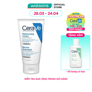 Kem Dưỡng Ẩm CeraVe Moisturising Cream Dành Cho Da Khô 50ml