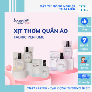  Xịt thơm quần áo Lovenose 100ml chiết xuất từ tinh dầu thiên nhiên thơm mát khửi mùi hôi và mang lại hương thơm lâu dài 