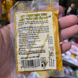 Bột Cà Ri Ấn Độ  Vinaco Gói 18g