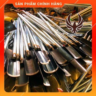 Thuổng mai đào đất hàn cán tuýp dài chắc khỏe tiện lợi, dụng cụ nông nghiệp