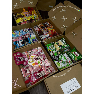 Box bánh kẹo - Quà tặng siêu cute tặng bé, bạn bè, ny ( kích thước hộp 25 - 20 - 6 )