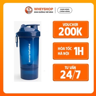 [Chính hãng] Bình lắc tập gym shaker SmartShake Original 2Go 800ml (2 ngăn)