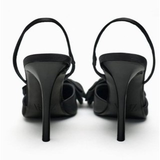 Giày slingback Za có nơ dây đeo đàn hồi
