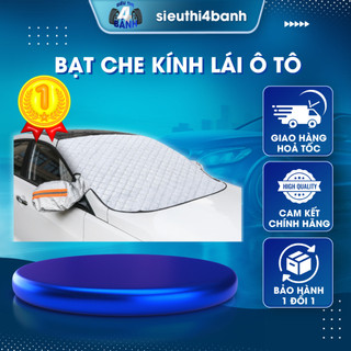 Bạt Che Kính Lái Chắn Nắng Ô Tô 4 Lớp Chụp Tai Gương Cách Nhiệt, Tấm Che Nắng Phủ Kính Trước Tránh Tia UV Bảo Vệ Xe Hơi