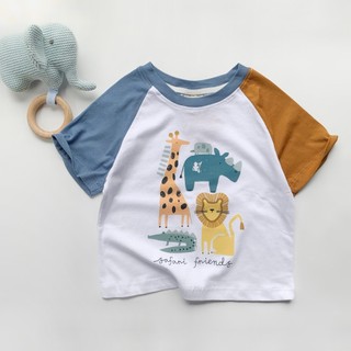Samsoo Bộ cộc tay vườn thú safari